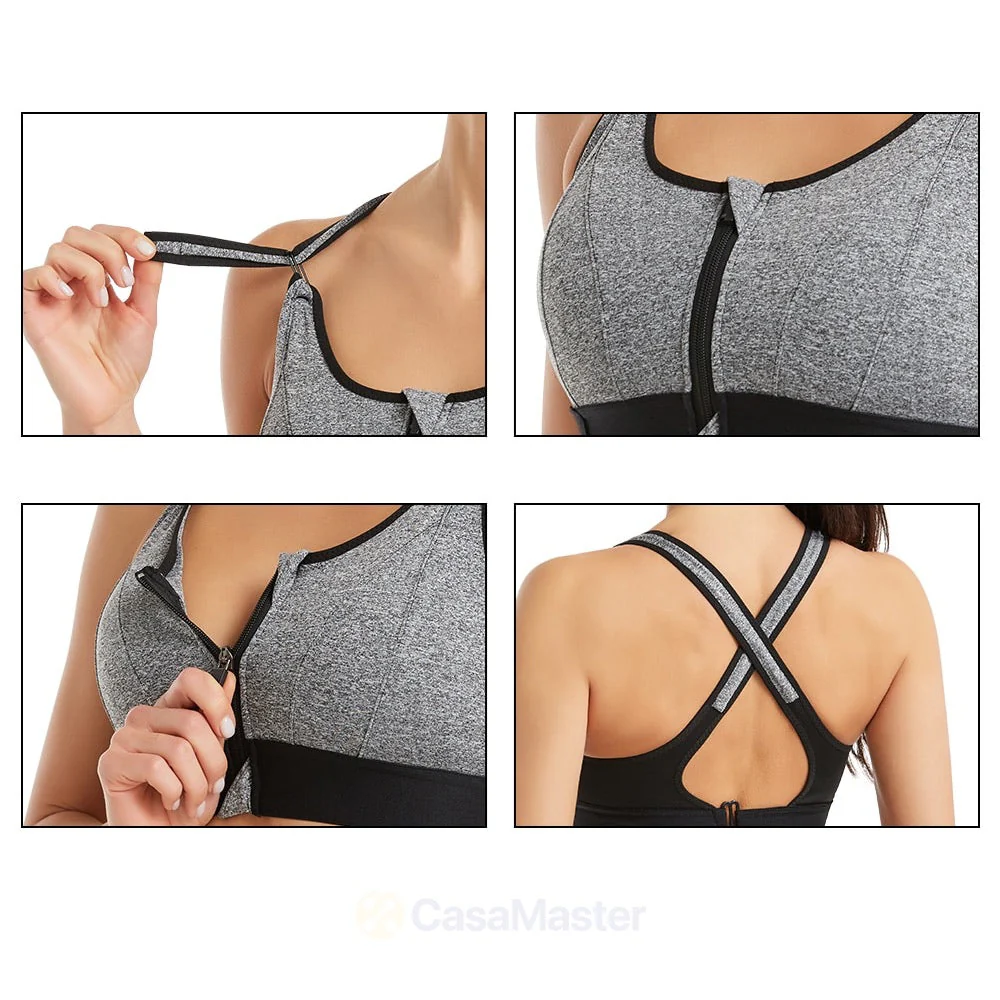 Haut de fitness d'entraînement réglable à soutien maximal - JettaBra - Image 11