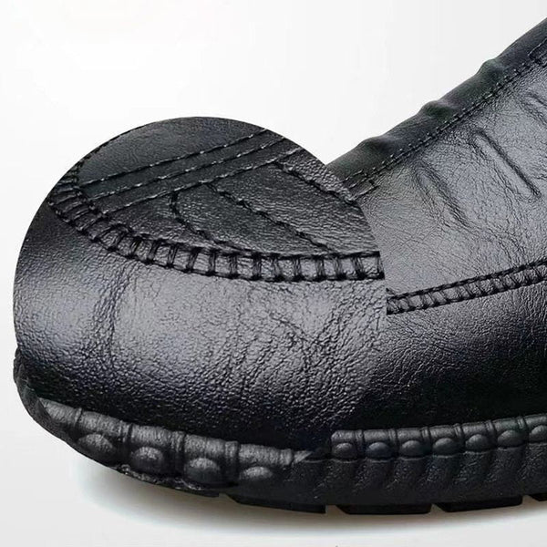 Mocassin en cuir décontractées à enfiler pour hommes - Image 4