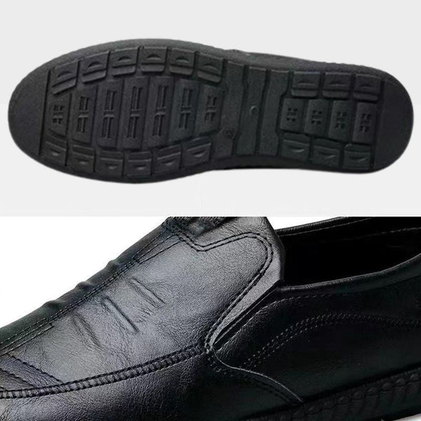 Mocassin en cuir décontractées à enfiler pour hommes - Image 5